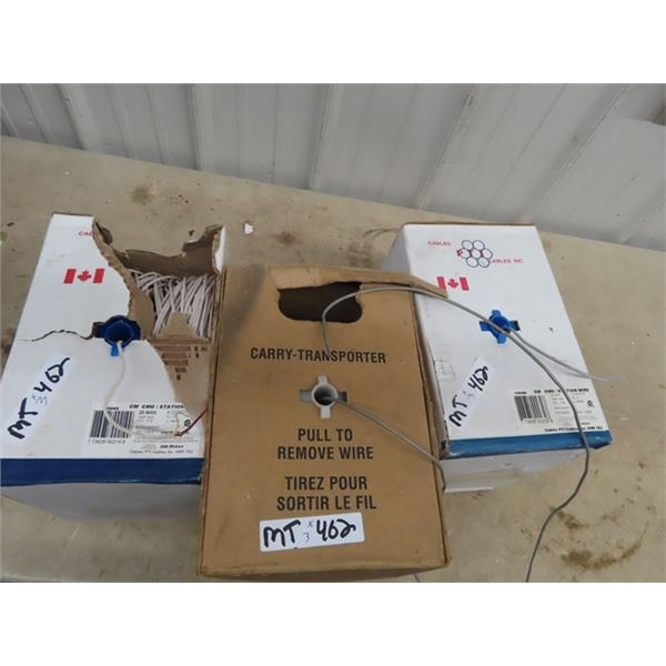 3 Boxes Telephone Wire
