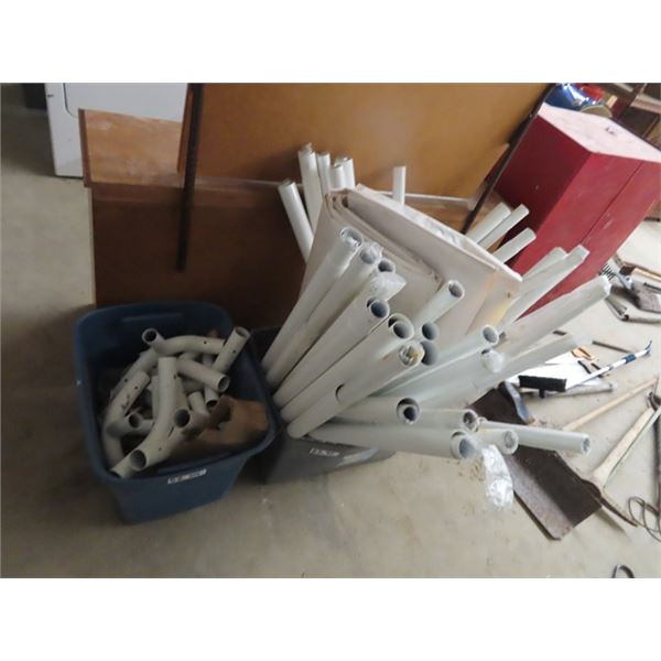 Unassembled Never Erected Carport Pipe & Cover