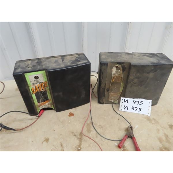 2 Hallmen Model 12W-4 Battery Elec Fence