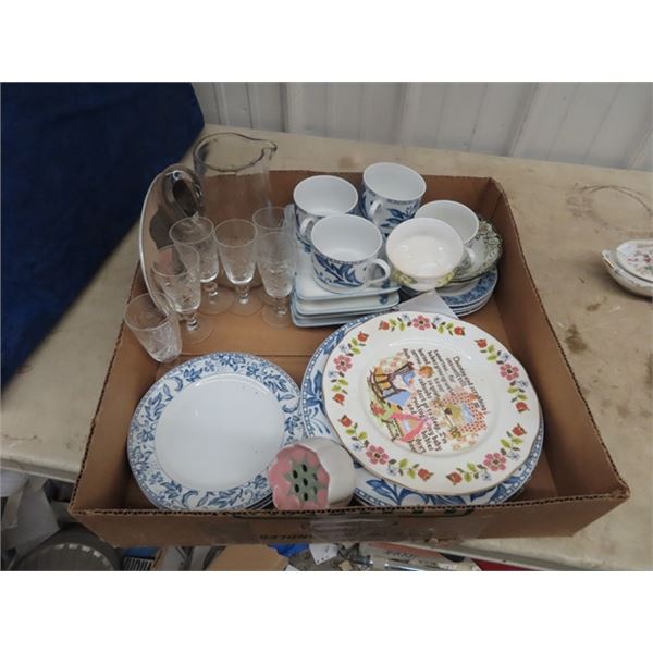 Place Setting C & S Pitcher, Glassware, & More!