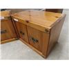 Image 2 : 2 Pine Nite Tables 19" x 25" x 17"