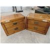 Image 1 : 2 Pine Nite Tables 19" X 25" x 17"