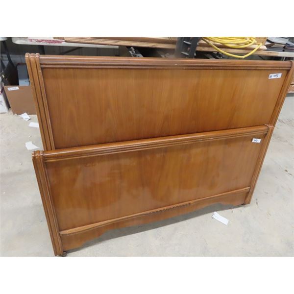 Walnut Headboard/Footboard 52"