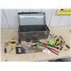 Image 1 : Metal Tool Box, Wrenches, Misc Tools, Screwdrivers, ratchets Plus More!
