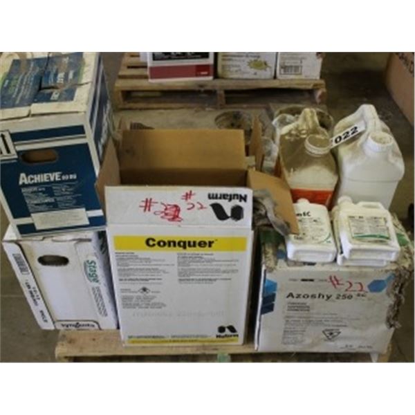 ASSORTED JUGS OF HERBICIDE (VARIOUS BRANDS FULL & PARTIAL)