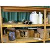 Image 1 : CONTENTS OF SHELF - VARIOUS HOSES, BELTS, ROPE
