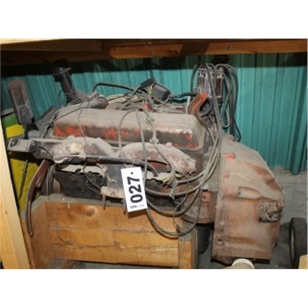 327 CHEV MOTOR (CONDITION UNKNOWN), MOWER PARTS