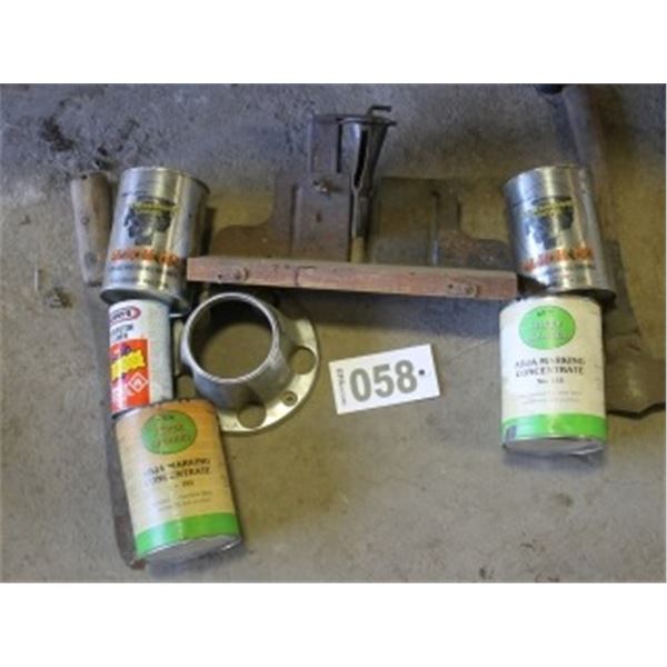 MISC PAINT, AXE, KNIFE, HUBCAP