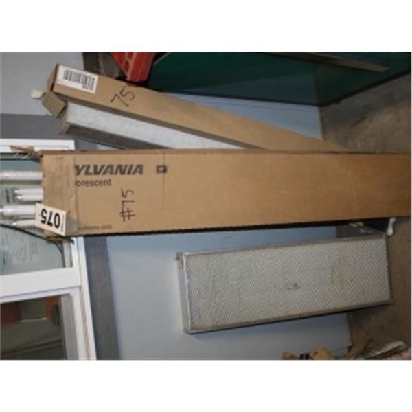 2 USED FILTERS, VARIOUS FLOURESCENT TUBES