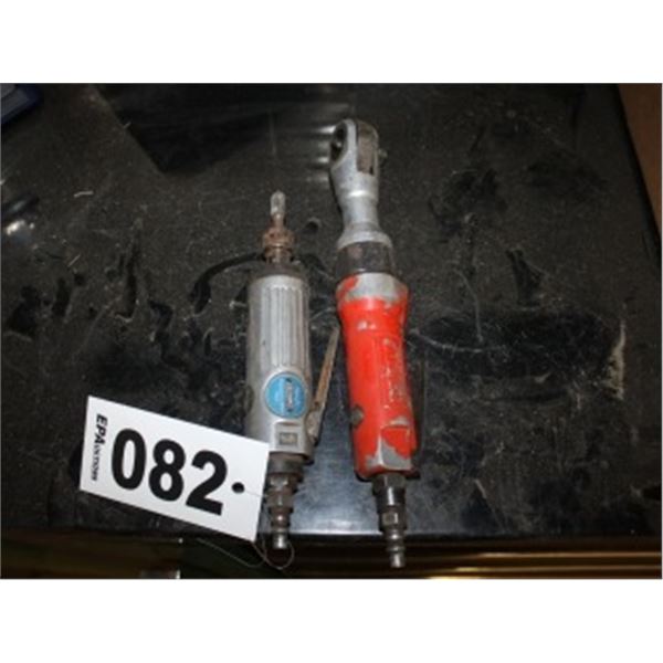 3/8" AIR RATCHET & 1/4" AIR DIE GRINDER