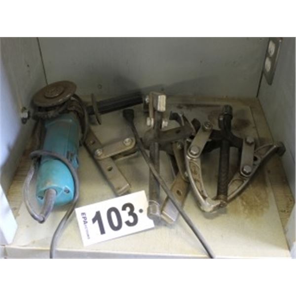 ELECTRIC GRINDER, 2 GEAR PULLERS