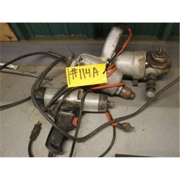 ELECTRIC 1/2" IMPACT, DRILL & GRINDER(WORKING)