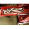Image 10 : 2 PIECE TOOLBOX C/W CONTENTS - WRENCHES, SCREWDRIVERS, SOCKETS