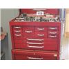 Image 1 : 2 PIECE TOOLBOX C/W CONTENTS - WRENCHES, SCREWDRIVERS, SOCKETS