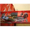 Image 3 : 2 PIECE TOOLBOX C/W CONTENTS - WRENCHES, SCREWDRIVERS, SOCKETS