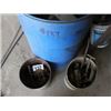 Image 1 : 2 PAILS OF SCRAP STEEL, 1 DRUM OF SCRAP STEEL