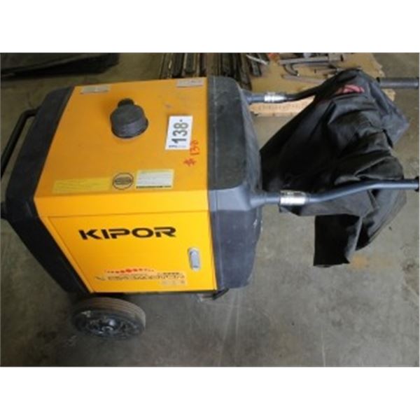 KIPOR 5500W GAS GENERATOR, ELECTRIC START WITH COVER