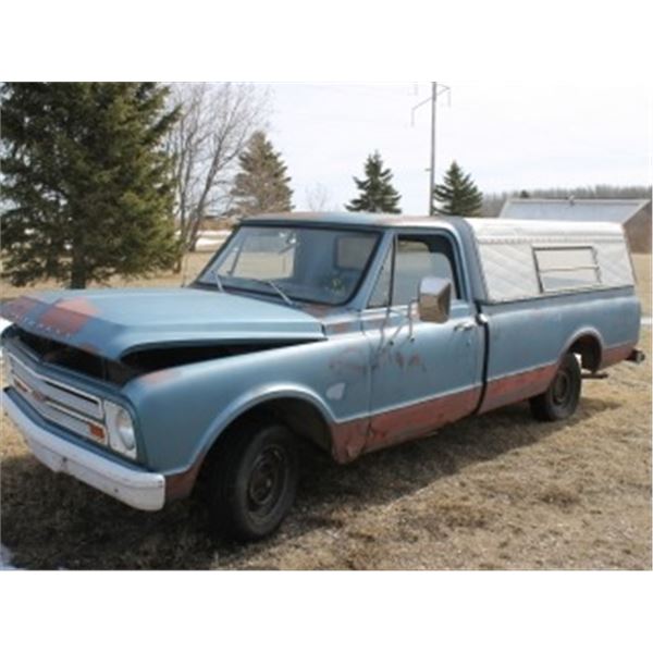 1967 CHEV 1/2 TON TRUCK (BLUE)