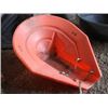 Image 1 : ORANGE PLASTIC AUGER HOPPER (LOCATED IN QUONSET)