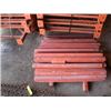 Image 4 : PALET RACKING 30 UPRIGHTS - 10FT, 76 CROSS MEMBERS 10FT, & APPROX 40 BRACES 38"