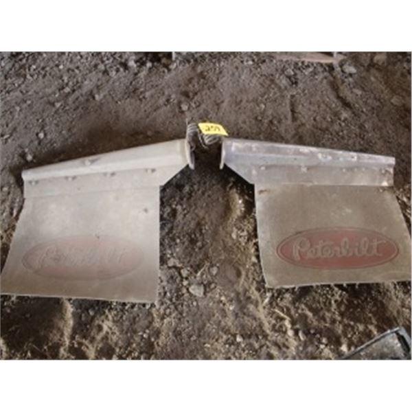 2 CHROME MUD FLAP HANGERS