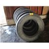 Image 1 : 11X24.5 TIRES (9) (ALL FOR ONE MONEY)