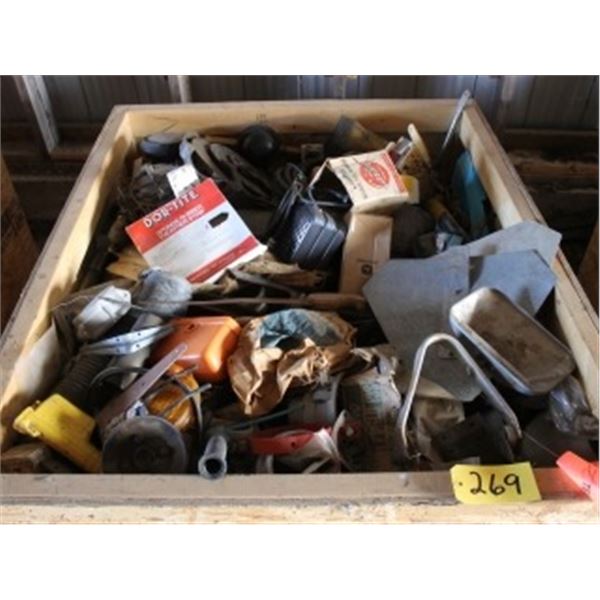 CRATE OF MISC PARTS & FITTINGS