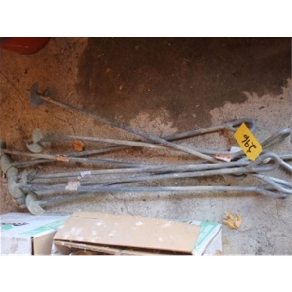 APPROX 8 SCREW ANCHORS