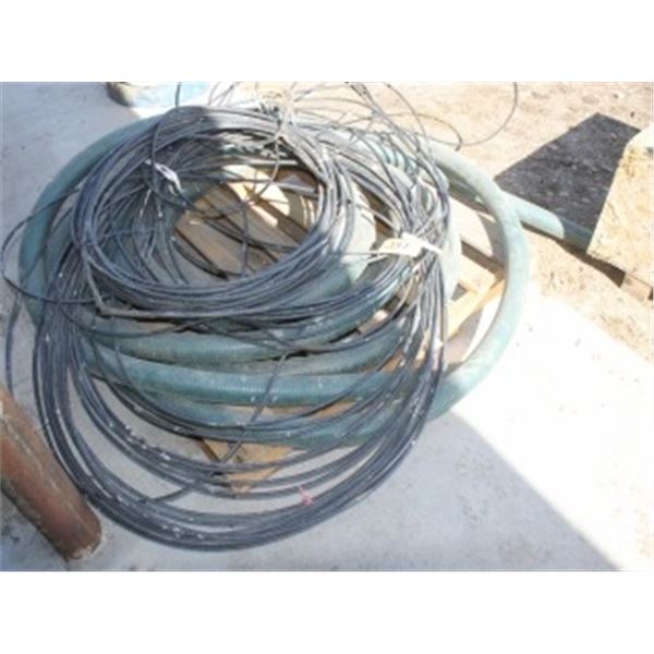 QUANTITY OF HOSE & ELEC WIRE