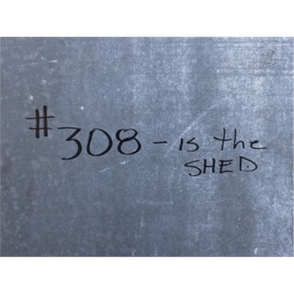 METAL SHED (APPROX 8' X 8') C/W CONTENTS INSIDE