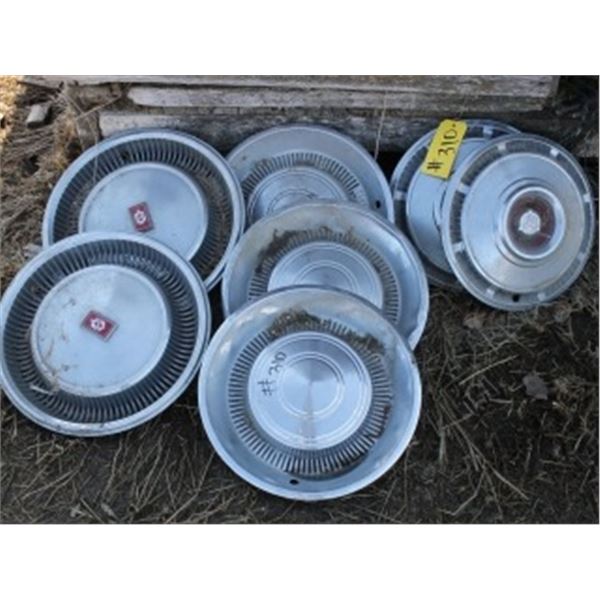 VARIOUS HUB CAPS (APPROX 7)