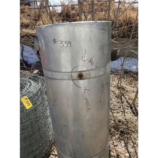 HOG WIRE, ALUMINUM TANK (2 HOLES)