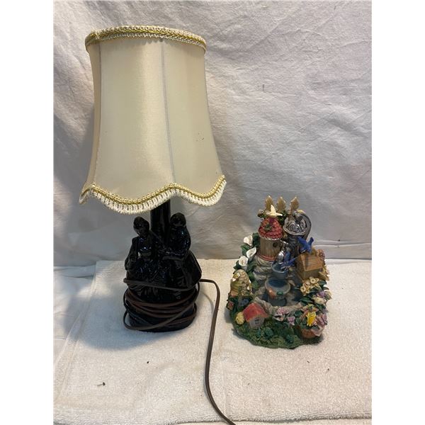 Lamp and decor piece