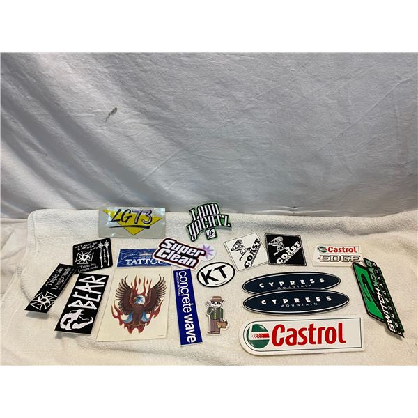 Lot of stickers