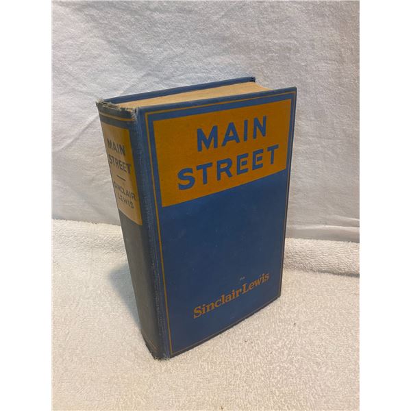 Sinclair Lewis Main Street book