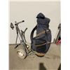 Image 1 : Golf cart and golf bag