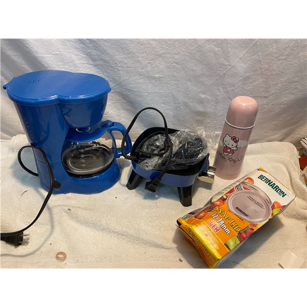 Lot coffee pot, small electric frying pan ect