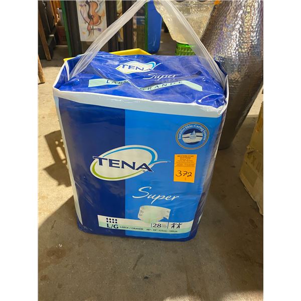 Tena 2 new packages size large