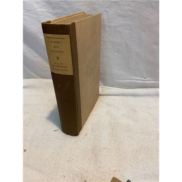 Books and Bidders A.S.W. rosenbach book numbered