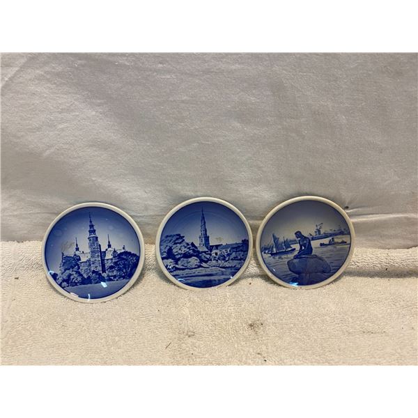 3 small Denmark collectibles