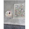 Image 1 : Worsted wool rug and pot holder handmade