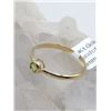 Image 3 : 10Kt Peridot Bezel baby ring