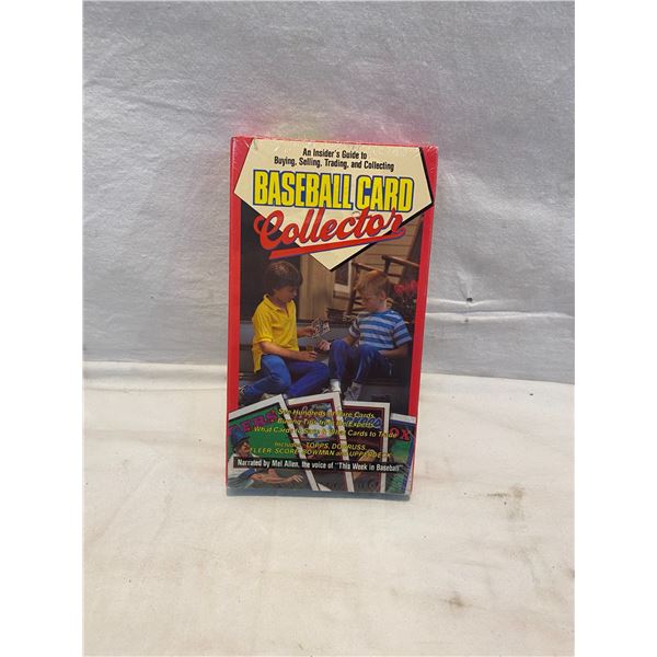 Baseball card collector VHS