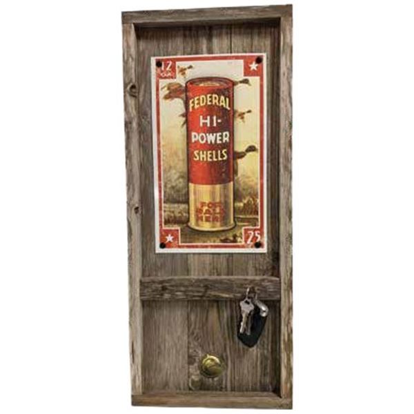 ANTIQUE BARNWOOD KEY HOLDER