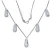 Image 1 : Natural 2.17 CTW Diamond Necklace 18K White Gold - REF-297Y2N