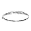 Image 1 : Natural 0.94 CTW Diamond Bangle 14K White Gold - REF-140X4T