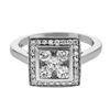 Image 1 : Natural 1.0 CTW Diamond Ring W=12MM 14K Gold - REF-170Y3N