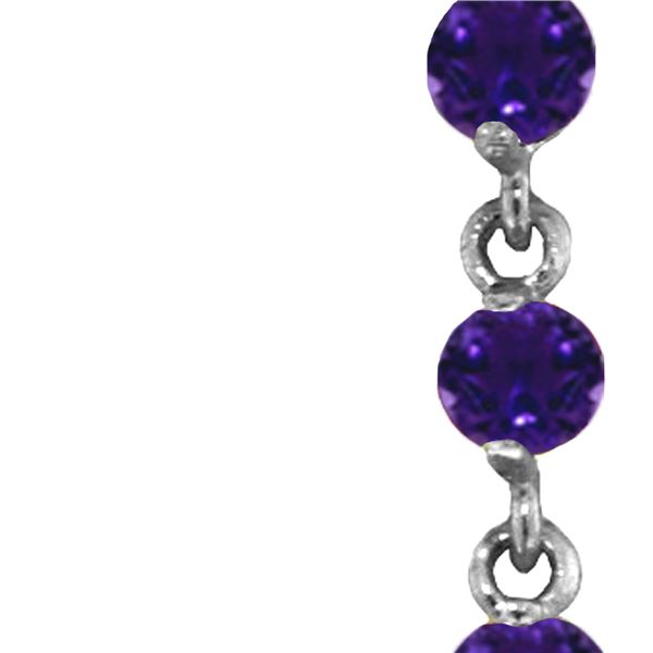 Genuine 11 ctw Pearl & Amethyst Earrings 14KT White Gold - REF-28P8H