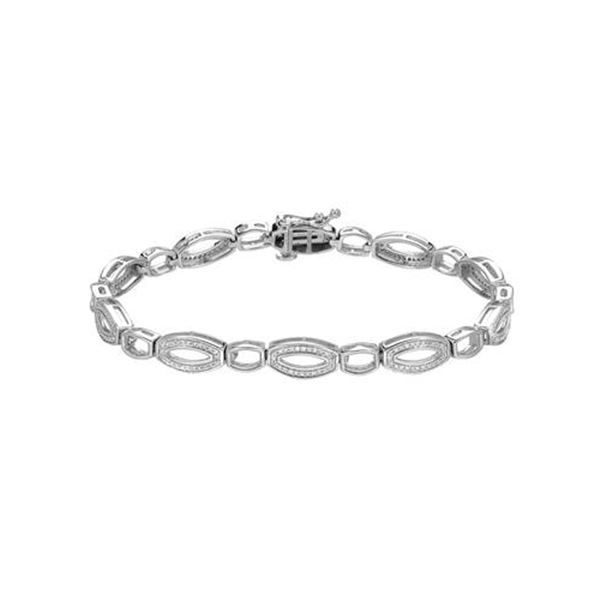 Natural 0.46 CTW Diamond Bracelet DIAMOND 14K Gold - REF-127N8Y