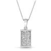 Image 1 : Natural 0.50 CTW Diamond Necklace 14K White Gold - REF-50T4X